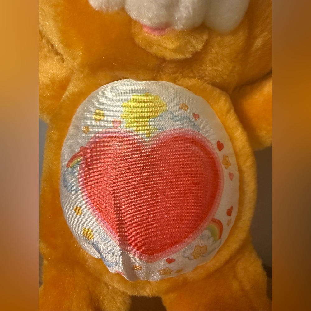 Vintage 1991 Kenner Care Bears Tenderheart Bear Plush 12” - Picture 3 of 5